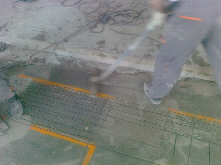 Kecskemét - Mercedes gyár, betonvésés 5