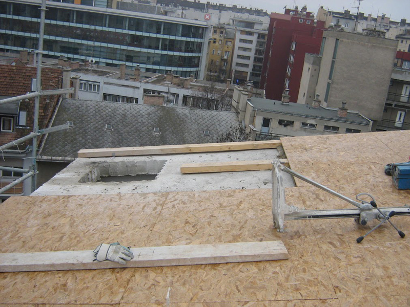 Medve utcai építkezésen betonfúrás, betonvágás 7